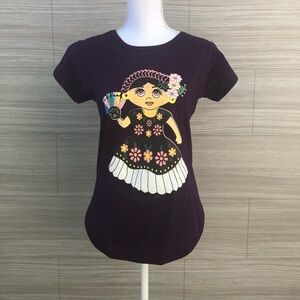 Mexican Folkloric Señorita Graphic Tshirt